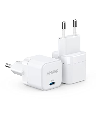 Anker PowerPort III 20W USB-C Netzteil Doppelpack Ladewürfel Schnellladeoption, Kompatibel mit iPhone 15/14/13/12 Serie, Galaxy, Pixel 4/3, iPad/iPad Mini (Ladekabel Nicht inklusive)