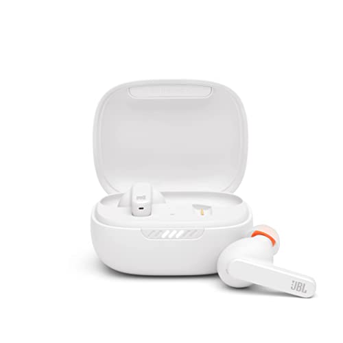 JBL Live Pro+ TWS – Kabellose In-Ear-Kopfhörer mit Noise Cancelling in Weiß – Bis zu 28 Stunden Akkulaufzeit – Inkl. Ladebox