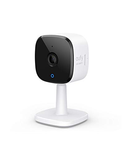 eufy Security Indoor Cam C120, 2K Plug-In Überwachungskamera für Innenbereiche, WLAN, Personenerkennung, IP Kamera, Sprachassistent, Bewegungssensor, Nachtvision, HomeBase Nicht kompatibel