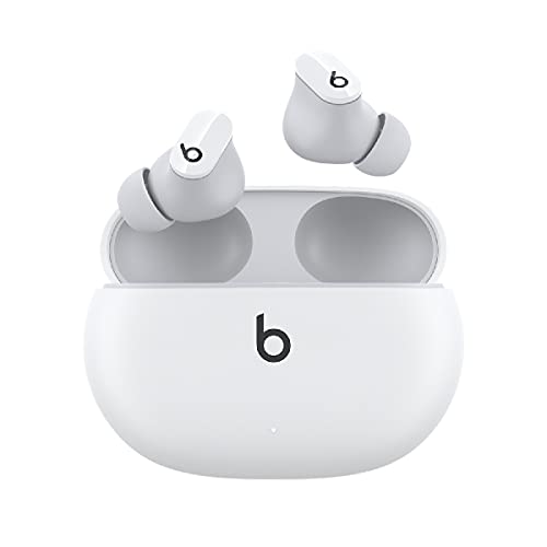 Beats Studio Buds – Komplett kabellose Bluetooth In-Ear Kopfhörer mit Noise-Cancelling – schweißbeständige, kompatibel mit Apple und Android, Bluetooth der Klasse 1, integriertes Mikrofon – Weiß