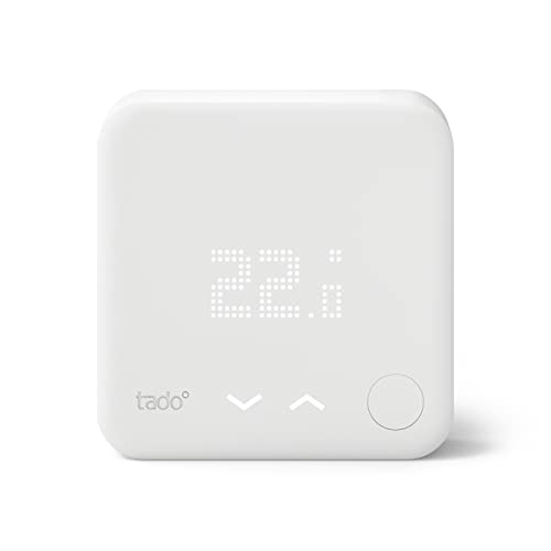 Tado Smartes Thermostat (Verkabelt) - Zusatzprodukt für Einzelraumsteuerung, Einfach selbst zu installieren, weiß, AT01XX-EN