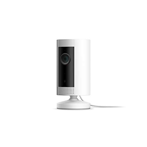 Wir stellen vor: Ring Indoor Cam, eine kompakte Plug-in-HD-Sicherheitskamera mit Gegensprechfunktion, Weiß, funktioniert mit Alexa