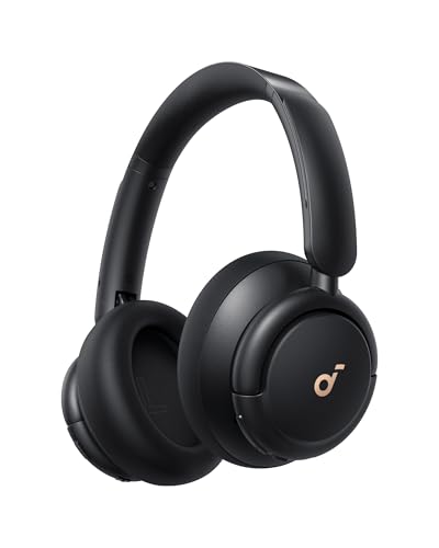soundcore by Anker Q30 Bluetooth Kopfhörer, Hybrid Active Geräuschisolierung, Individuelle Modi, Hi-Res Sound, EQ in App, 40h Akku, bequemer Halt, Verbindung von 2 Geräten (Schwarz)