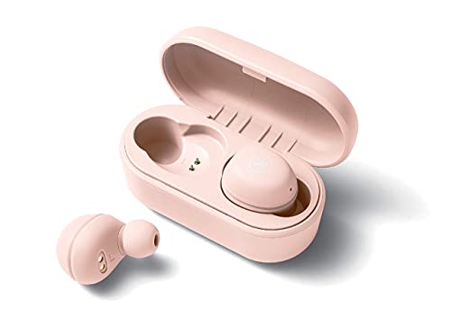 Yamaha TW-E3A Bluetooth-Kopfhörer – Kabellose In-Ear-Kopfhörer in pink – 6 Stunden Wiedergabezeit mit einer Ladung – Wasserdicht (IPX5 Zertifizierung) – Inkl. Ladecase