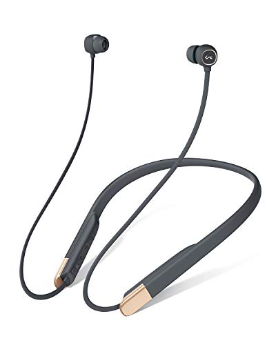 Key Series Bluetooth-Kopfhörer, drahtlose Ohrhörer Bluetooth 5.0 aptX-Nackenbügel-Headset,Key-Series In-Ear-Sportkopfhörer mit integriertem Mikrofon, magnetische Play/Pause,3 EQ-Modi, IPX6