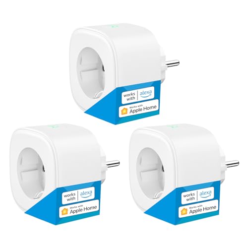 meross WLAN Steckdose, Smart Plug kompatibel mit Alexa, Apple HomeKit, Google Assistant und SmartThings, Timer und Fernbedienung (3)