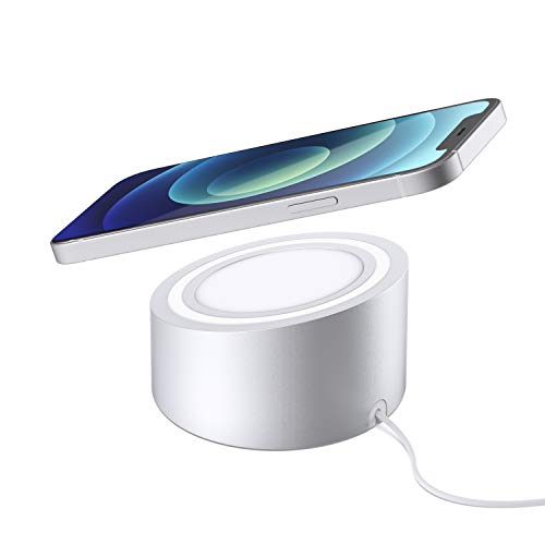 Magsafe Ladegerät Halterung Stouchi 326g Heavy-duty Premium Metal Mag Safe Ständer Holder Kompatibel mit Magsafe Charger für iPhone 12 Serie(Hinweis: Magsafe Ladegerät nicht im Lieferumfang enthalten)