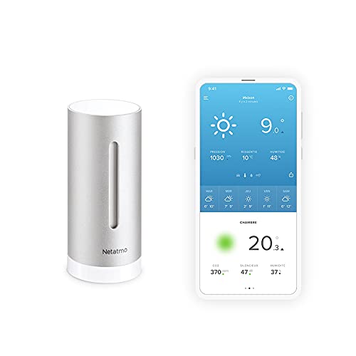 Netatmo Zusätzliches Smartes Innenmodul für Wetterstation, silber - Netatmo, NIM01-WW