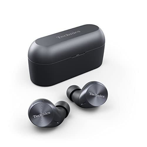 Technics EAH-AZ60E-K In-ear Kopfhörer Bluetooth mit Geräuschunterdrückung, integriertes Mikrofon, Schwarz
