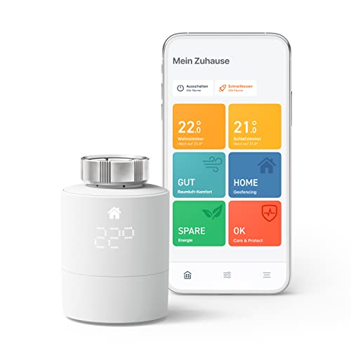 tado° smartes Heizkörperthermostat - Wifi Zusatzprodukt als Thermostat für Heizung und digitale Einzelraumsteuerung per App - Einfache Installation - Heizkosten sparen