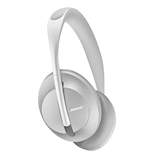Bose Noise Cancelling Headphones 700 – kabellose Bluetooth-Kopfhörer im Over-Ear-Design mit integriertem Mikrofon für klar verständliche Telefonate und Alexa-Sprachsteuerung, Silber, Einheitsgröße