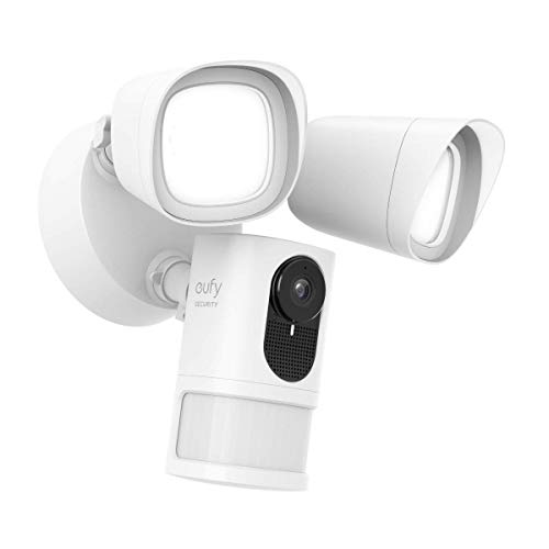 eufy Security Sicherheitskamera mit Scheinwerfer, 1080p Überwachungskamera, ohne Gebühren, 2500 Lumen Helligkeit, Wetterfest & wasserdicht (Verkabelung & wasserdichter Kabelkasten notwendig)