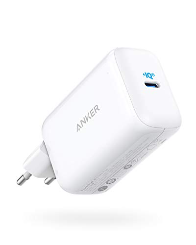 Anker PowerPort III Pod 65W PIQ 3.0 PPS Typ-C Ladegerät, für MacBook, Dell XPS 13, Galaxy S20 / S10, Note 10+ /10, iPhone 11 / Pro/XR/Xs/X, iPad Pro, Pixel, und mehr, A2712321, White