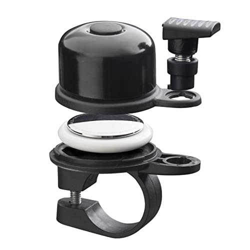 AirBell Fahrrad-Klingel für Apple AirTag, 22mm Durchmesser, Diebstahlsicherung. Halterung in Klingel versteckt - Klingel funktioniert, StVO geeignet - inklusive Werkzeug