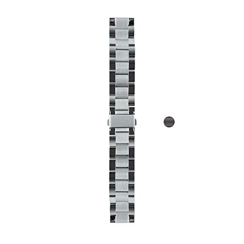 WITHINGS - Oyster Metallarmband Silber für Scanwatch, Steel HR, Steel HR Sport, Move ECG, Move und Steel