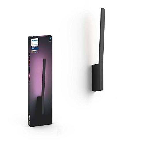 Hue White & Col. Amb. Liane Wandleuchte schwarz 900lm Bluetooth