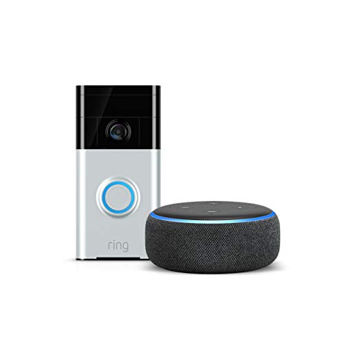 Ring Video Doorbell plus Echo Dot Anthrazit 3rd Gen (keine zusätzlichen kosten)