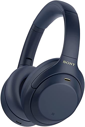 Sony WH-1000XM4 kabellose Bluetooth Noise Cancelling Kopfhörer (30h Akku, Touch Sensor, Schnellladefunktion, optimiert für Amazon Alexa, Headset mit Mikrofon) Blau