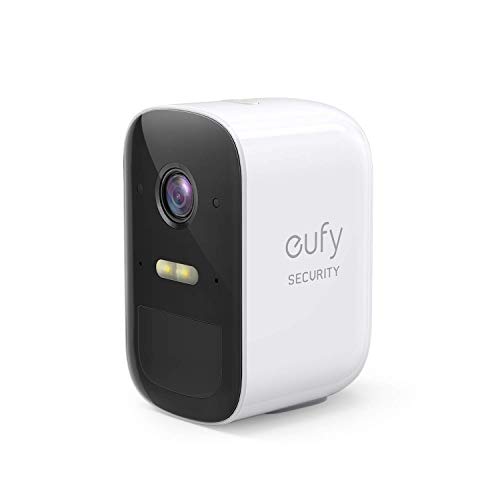 eufy Security eufyCam 2C, zusätzliche kabellose Sicherheitskamera, für HomeBase 2, 180 Tage Akkulaufzeit, HD Übertragung mit 1080p, ohne monatliche Gebühren