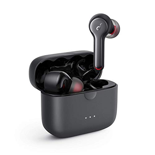 Anker Soundcore Liberty Air 2 Bluetooth Kopfhörer, mit diamantförmigen Audiotreibern, 4 Mikrofone, 28 Std Akku, personalisierter HearID EQ, Bluetooth 5 mit Geräuschisolierung (Schwarz)
