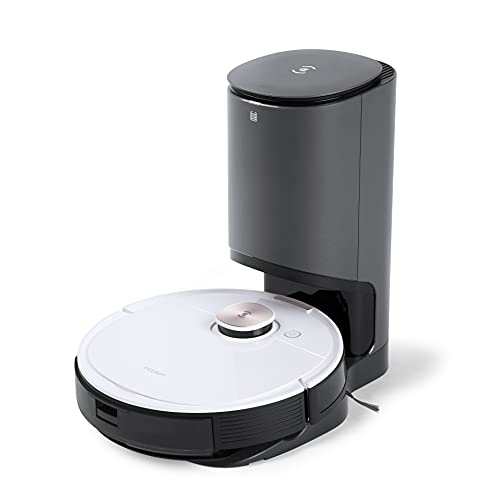 ECOVACS DEEBOT OZMO T8+, Staubsauger-Roboter mit Wischfunktion & automatischer Absaugstation, intelligenter Navigation, Google Home, Alexa- & App-Steuerung