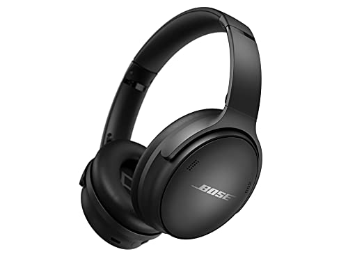 Bose QuietComfort 45 kabellose Noise-Cancelling-Bluetooth-Kopfhörer, Mikro, Einheitsgröße, Schwarz