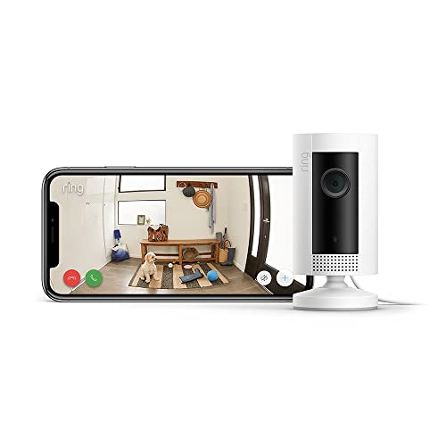 Ring Innenkamera (Indoor Cam) | Überwachungskamera mit HD-Video & WLAN | Mini-Kamera für den Innenbereich mit Gegensprechfunktion & Nachtsichtfunktion, ideal für Haustiere | Funktioniert mit Alexa