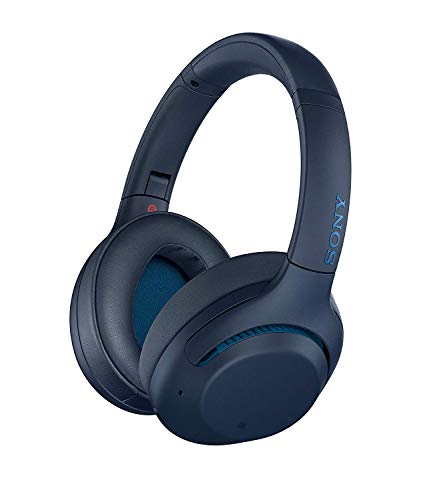 Sony WH-XB900N Bluetooth Noise Cancelling Kopfhörer (Extra Bass, 30h Akku, Alexa & Google Assistant, Gestensteuerung, Headset mit Mikrofon für Telefon & PC/Laptop) blau