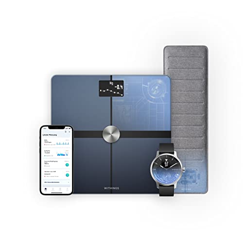 WITHINGS SMARTES GESUNDHEITSPAKET - WITHINGS Body+ smarte Waage, WITHINGS ScanWatch & WITHINGS Sleep Analyzer