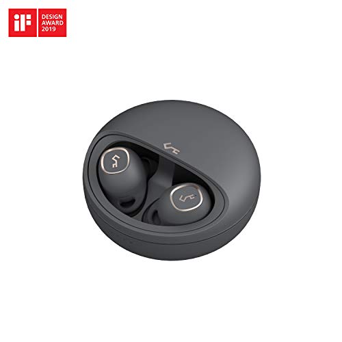 AUKEY Bluetooth Kopfhörer 5 in Ear, 24 Std. Spielzeit mit Ladecase, USB-C und Qi drahtlose Aufladung, IPX5 Wasserdicht, Touch Bedienung, hervorragender Sound, kabellose Ohrhörer Key Series T10