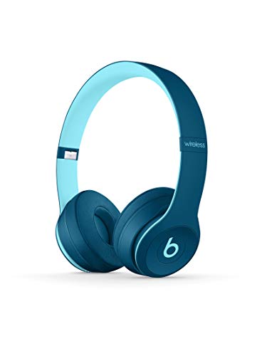 Beats Solo3 Kabellose Bluetooth On-Ear Kopfhörer – Apple W1 Chip, Bluetooth der Klasse 1, 40 Stunden Wiedergabe – Pop Indigo