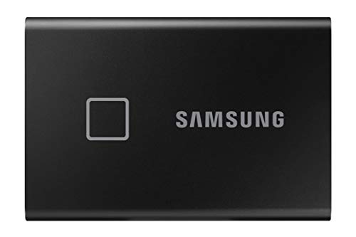Samsung T7 Touch Portable SSD - 2 TB - USB 3.2 Gen.2 Externe SSD Metallic Black (MU-PC2T0K/WW)