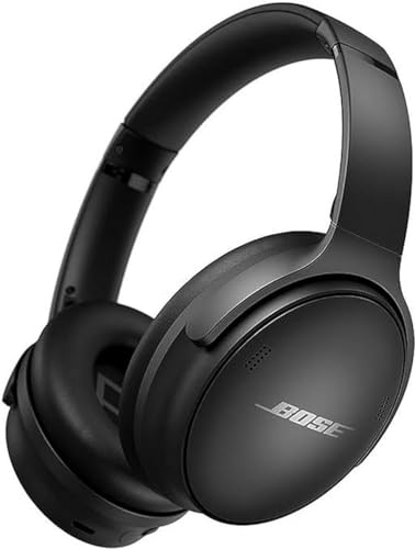 Bose QuietComfort 45 kabellose Noise-Cancelling-Bluetooth-Kopfhörer, Mikro, Einheitsgröße, Schwarz