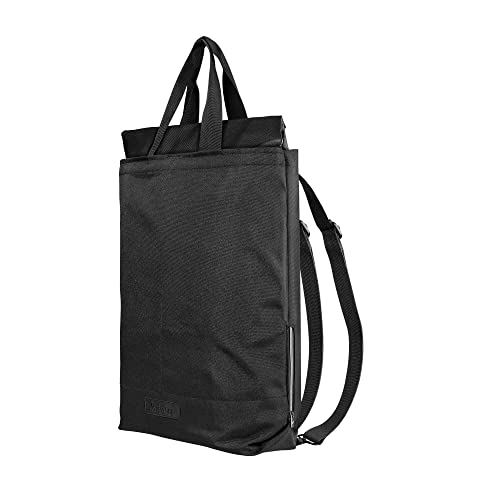 Artwizz Eco Backpack - Nachhaltiger 2-in-1 Rucksack aus 100% recyceltem Material, 22L, Laptopfach passend für MacBooks Notebooks bis 16 Zoll, Schwarz