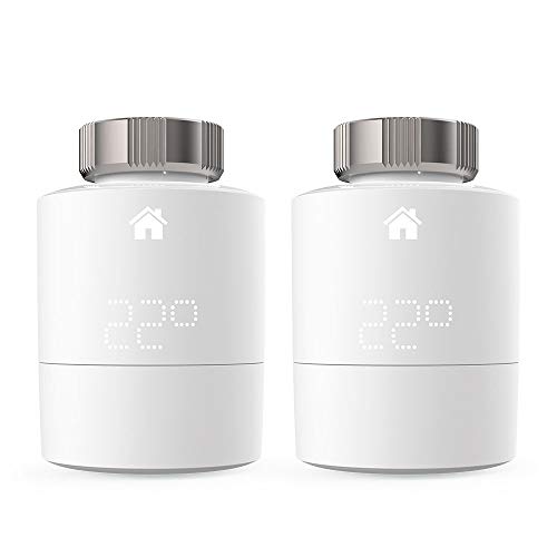 Tado Smartes Heizkörper-Thermostat, Weiß (Duo Pack, Zusatzprodukte für Einzelraumsteuerung, intelligente Heizungssteuerung)