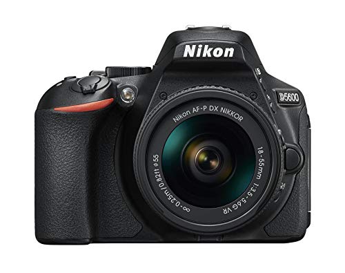 Nikon D5600 Digital SLR im DX Format mit AF-P DX 18-55mm VR (24,2 MP, 3,2 Zoll/8,1 cm dreh- und neigbarer Touch-Monitor, SnapBridge, AF mit 3D-Tracking, Full-HD Video incl. Zeitraffer)