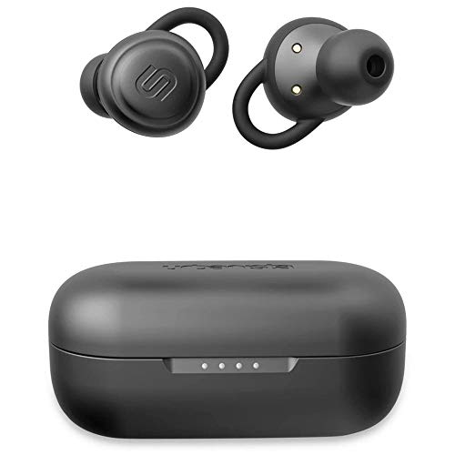 Urbanista Athens True Wireless Kopfhörer. 32 Stunden Spielzeit Wasserdicht IP67 mit Ladetasche, Bluetooth 5.0, eingebaute Im-Ohr-Kopfhörer kompatibel mit Android und iOS - Schwarz