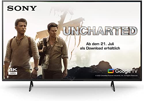 Sony KD-65X85J/P BRAVIA 164m (65 Zoll) Fernseher (Android TV, 4K Ultra HD (UHD), High Dynamic Range (HDR), Google TV, Smart TV, 2021 Modell) Schwarz