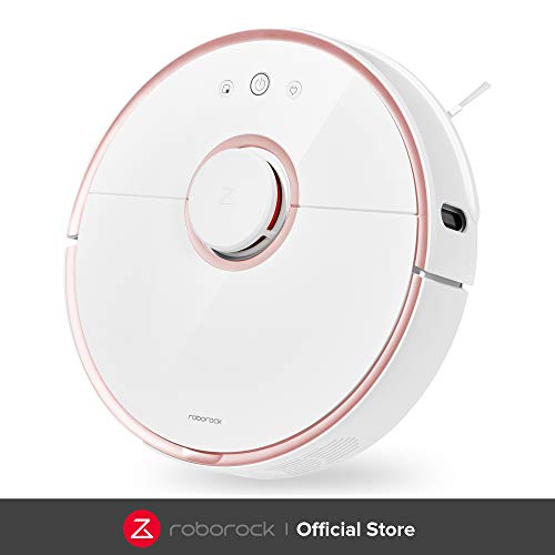roborock S5 Saugroboter mit Wischfunktion, LDS Navigation und APP-Steuerung, staubsauger Roboter mit Reinigungsrouteanzeige und Kartenspeicherung für Tierhaare, Teppiche und Hartböden (Rosa Gold)