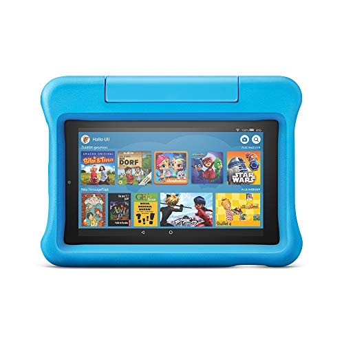Fire 7 Kids -Tablet, 7-Zoll-Display, 16 GB, blaue kindgerechte Hülle (2019)