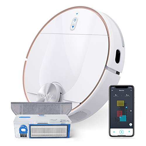 eufy RoboVac L70 Hybrid Saugroboter mit Wischfunktion, iPath Laser-Navigation, 2in1 Staubsauger und Wischmopp, WLAN, Kartendarstellung, 2200Pa Saugkraft, Geräuscharm für Hartböden& mittelhohe Teppiche
