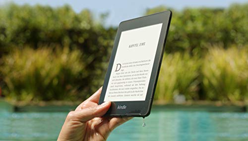 Kindle Paperwhite, wasserfest, 6 Zoll (15 cm) großes hochauflösendes Display, 8 GB – mit Werbung - Schwarz