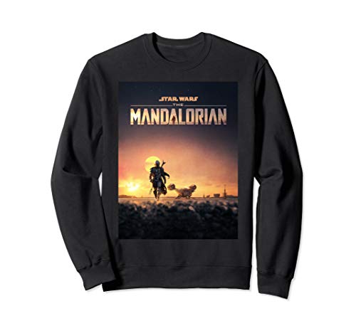 Star Wars The Mandalorian Disney+ Series Poster Sweatshirt