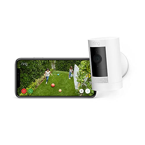 Ring Außenkamera Akku (Stick Up Cam Battery) | Überwachungskamera aussen mit 1080p HD-Video, WLAN, witterungsbeständig geeignet für dein Haus & Grundstück | Alexa-kompatibel Sicherheitskamera