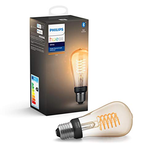 Hue White E27 Einzelpack 1x600lm Filament ST64 Bluetooth