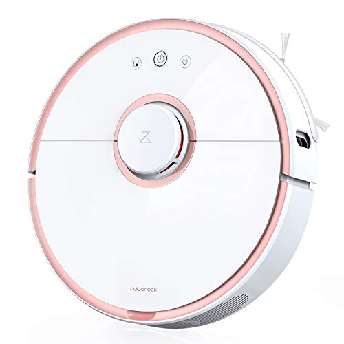 roborock S5 Saugroboter mit Wischfunktion, LDS Navigation und APP-Steuerung, staubsauger Roboter mit Reinigungsrouteanzeige und Kartenspeicherung für Tierhaare, Teppiche und Hartböden