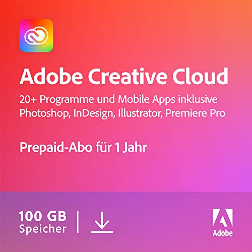 Adobe Creative Cloud All Apps | 1 Jahr | PC/Mac | Download