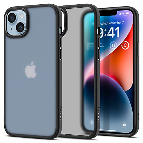 Spigen Ultra Hybrid Frost Hülle Kompatibel mit iPhone 14 Plus Case Handyhülle -Schwarz