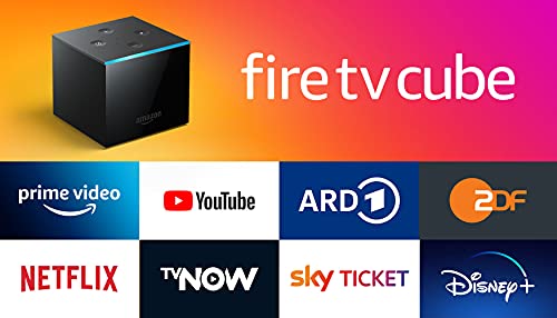 Fire TV Cube│Hands-free mit Alexa, 4K Ultra HD-Streaming-Mediaplayer