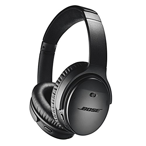 Bose QuietComfort 35 Wireless Headphones II – Kabellose Noise-Cancelling-Kopfhörer mit Bluetooth im Over-Ear-Design mit Integriertem Mikrofon und Alexa-Sprachsteuerung, Schwarz